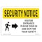Signmission OSHA Security Sign, 12" Height, 18" Width, Rigid Plastic, Visitor Entrance Please Sign In, Landscape OS-SN-P-1218-L-11661 - alternate 1